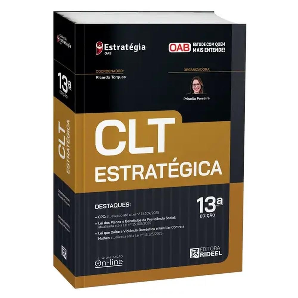 Vade Mecum Estratégia OAB 2ª Fase - CLT e Legislação Essencial