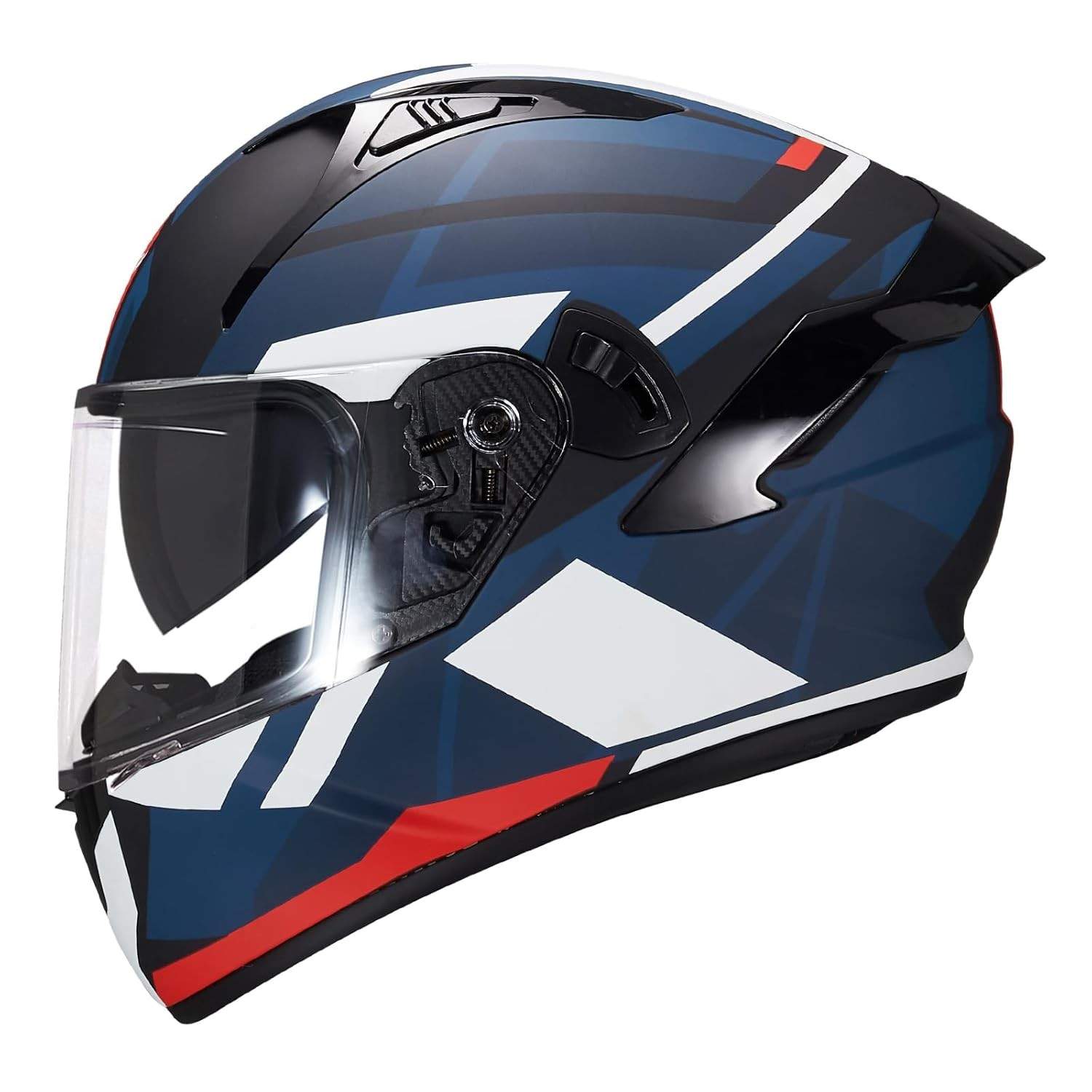 Capacete VCOROS X9 Completo com Viseira Solar Interna - Segurança e Estilo para Motociclistas (Vermelho Tempestade, M)