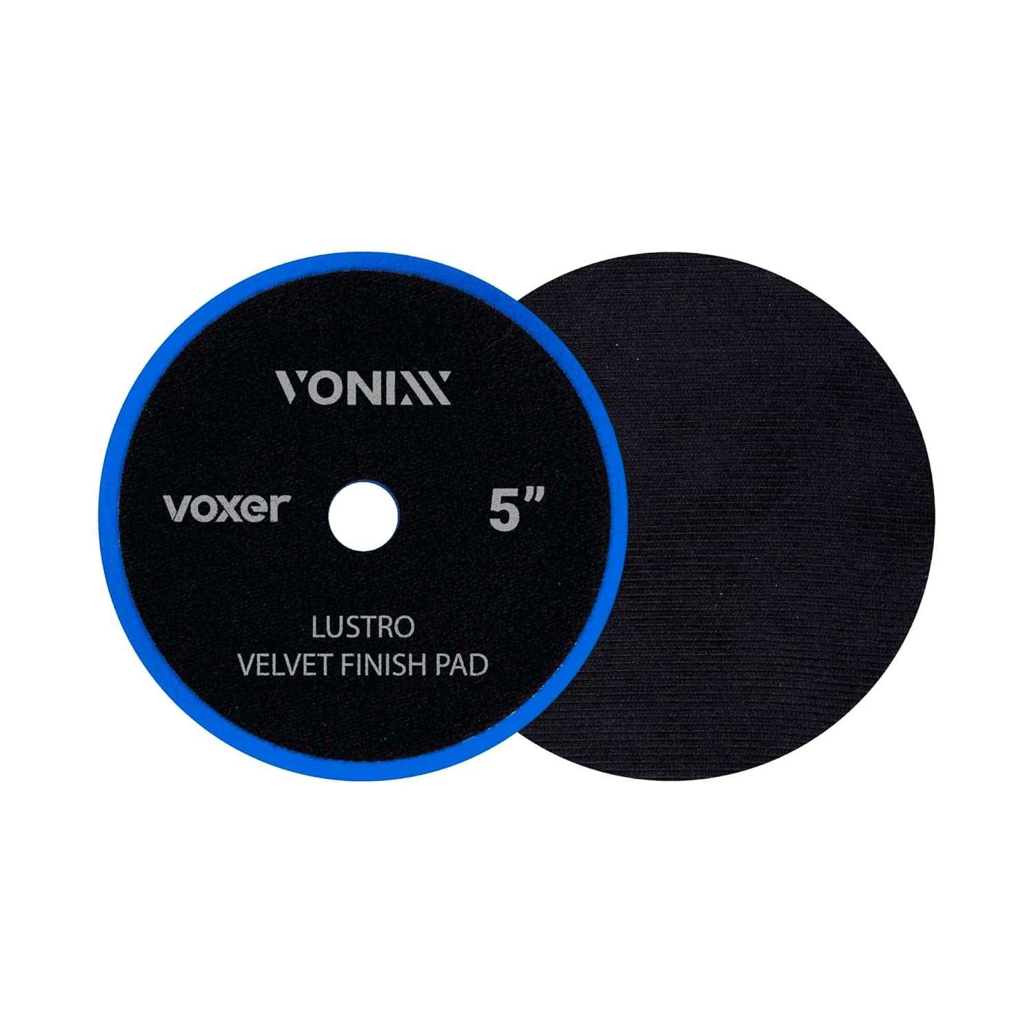 Boina de Veludo Vonixx Voxer Preta 5" - Acabamento Perfeito para Lustro Automotivo