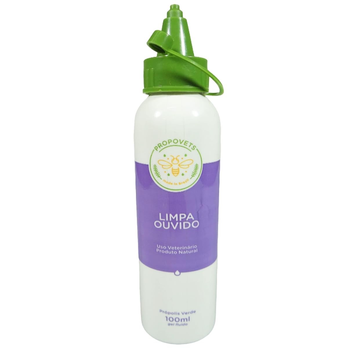 Limpa Ouvido Natural Propovets à Base de Própolis Verde para Cães e Gatos - 100ml