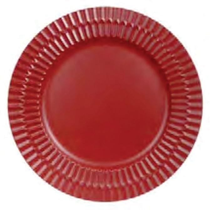 Sousplat de Plástico Vermelho 33cm Florarte - Estilo e Proteção para sua Mesa