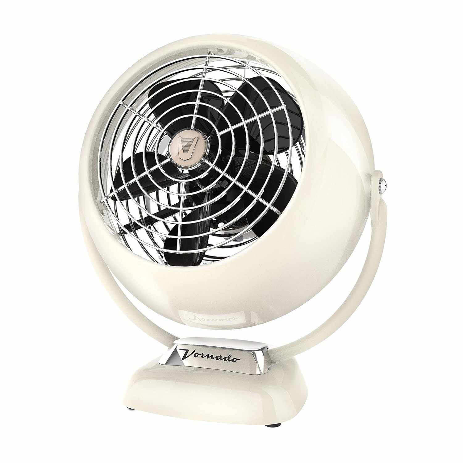 Vornado VFAN™ Jr. Ventilador Vintage Branco - Circulador Potente com Design Retro