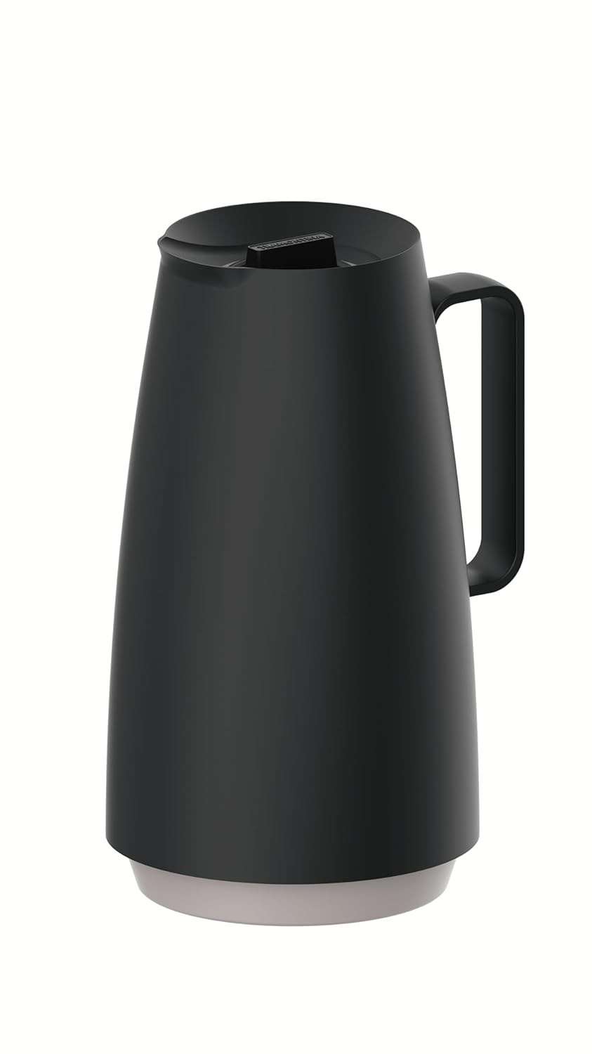 Bule Térmico Tramontina Exata 500ml - Plástico Preto com Ampola de Vidro