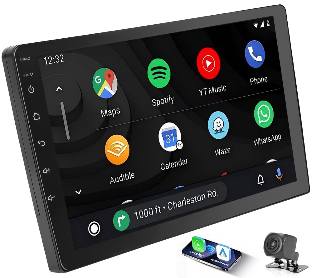 Central Multimídia Automotiva 9" IPS 2/32GB com Visão Noturna AHD - A Evolução do Seu Carro!