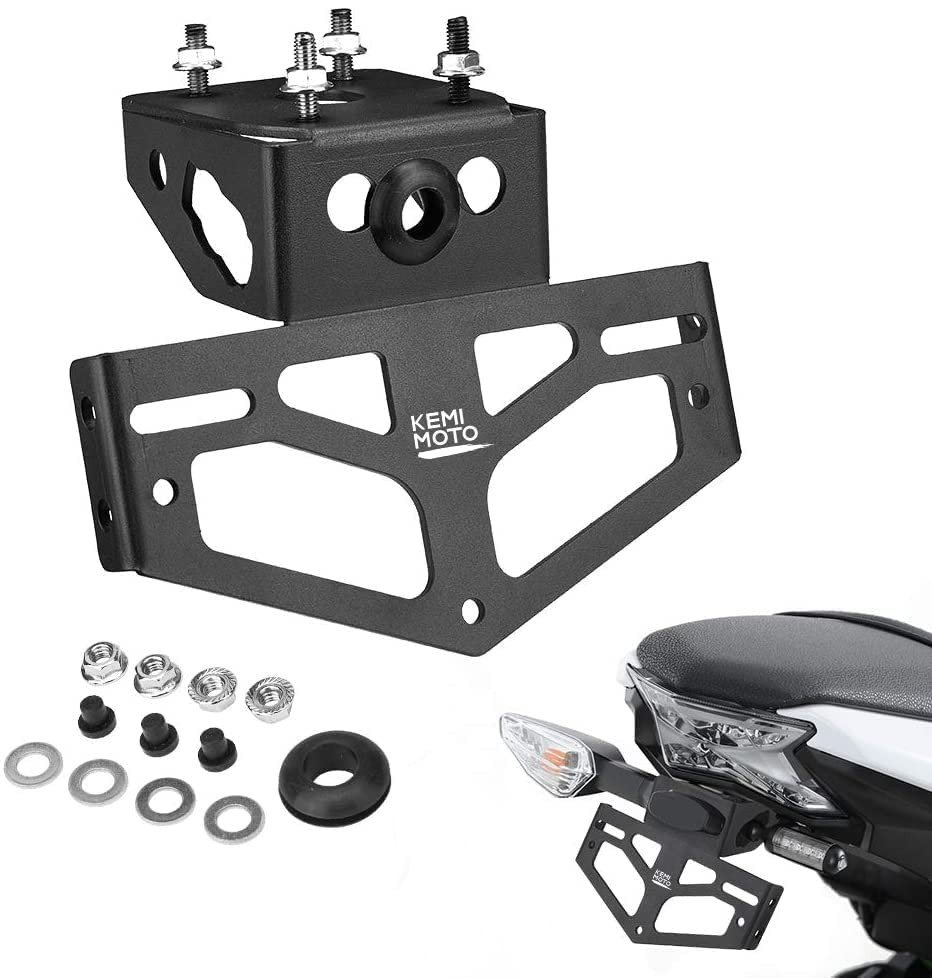 Eliminador de Para-choque Kemimoto para Kawasaki Ninja 650 / Z650 (2017-2020) - Design Esportivo e Instalação Fácil