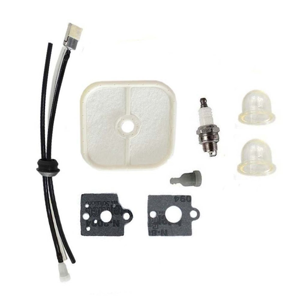 Kit Completo Filtro de Ar + Linha de Combustível para Echo SRM-266 e Similares (A226000471)