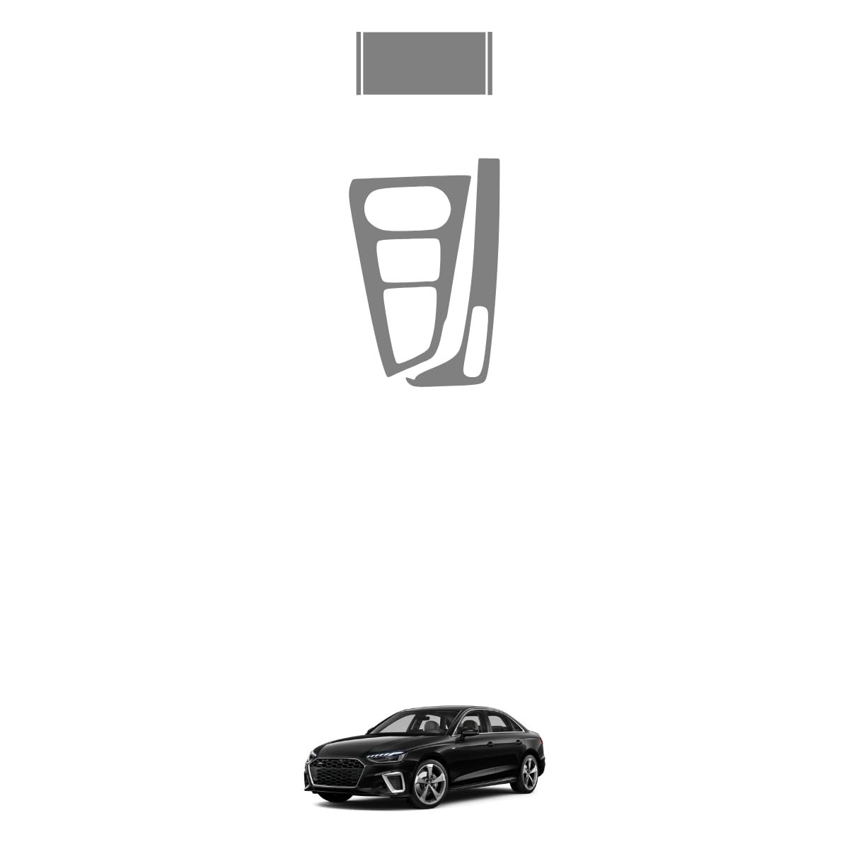 Película Protetora Console Multimídia Audi A4 Sedan Prestige 2025 - Proteção e Estilo