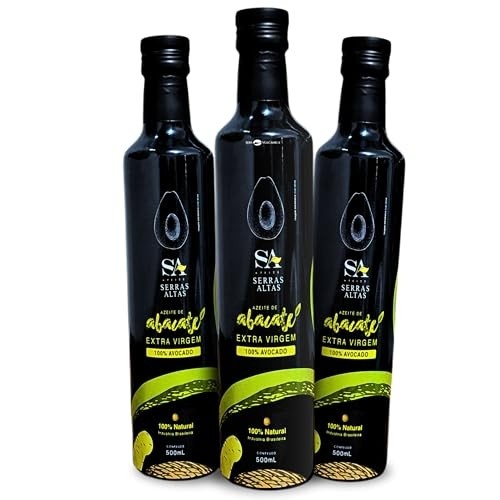 Azeite De Abacate Irarema Extra Virgem 100% Avocado Serras Altas 500ml - 3Un.