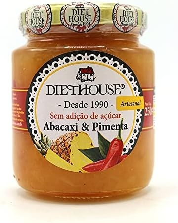 Doce de Abacaxi e Pimenta Sem Açúcar Diet House 250g