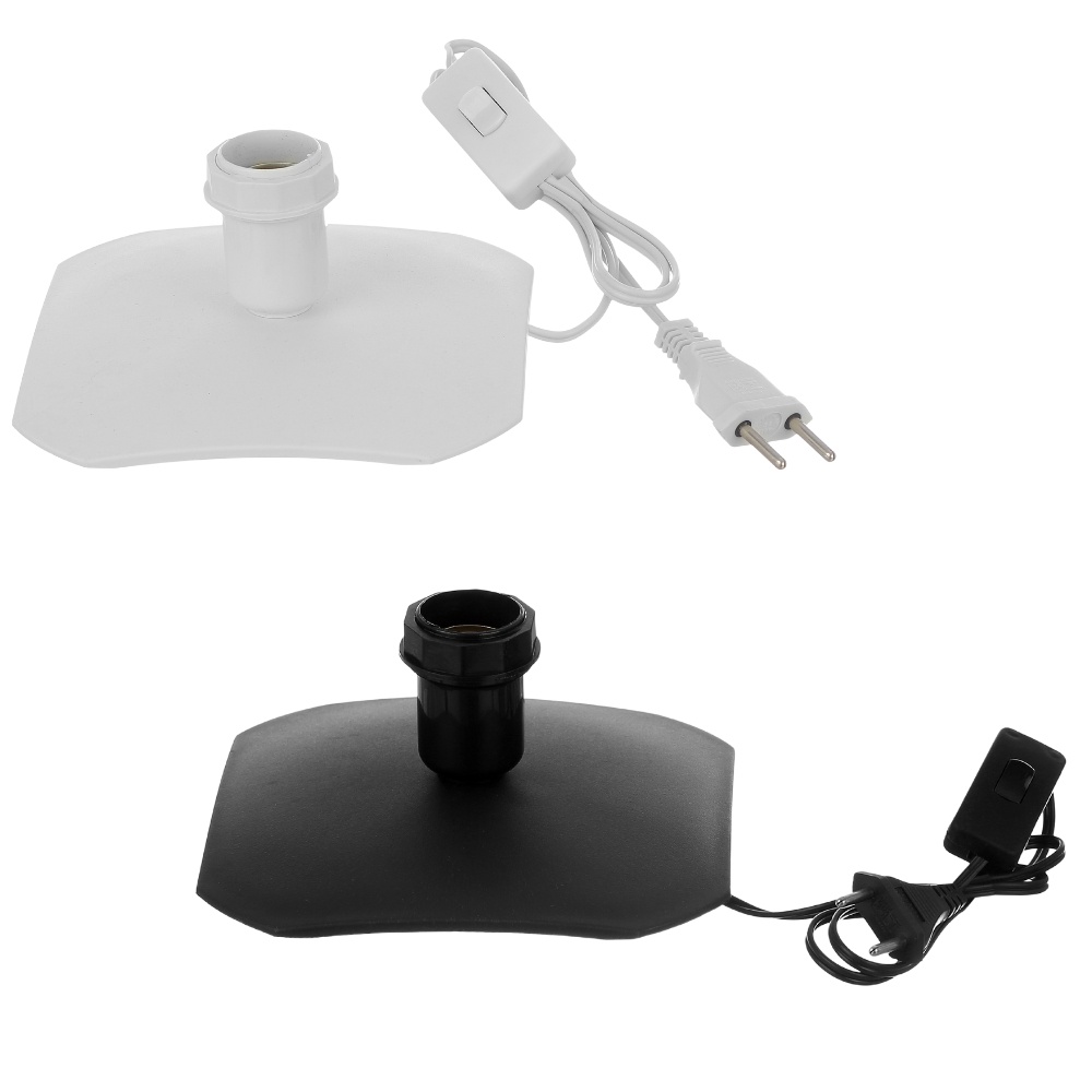 Abajur de Mesa Quadrado Bivolt com Soquete E27