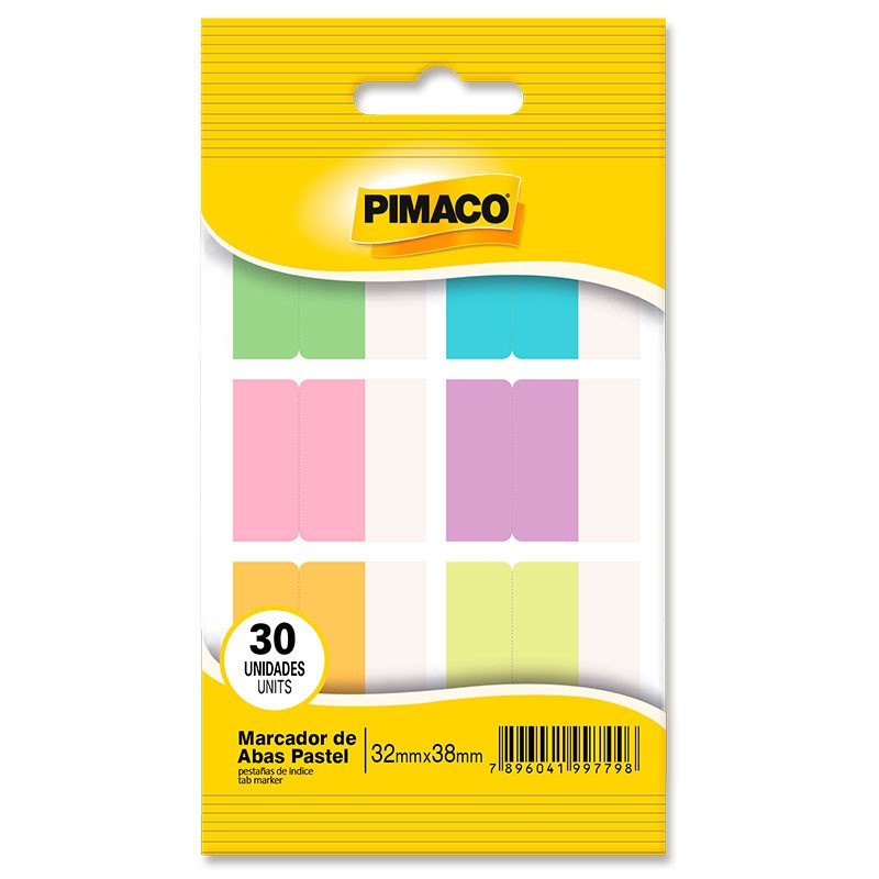 Abas Pastel Pimaco: Organize Seus Livros!