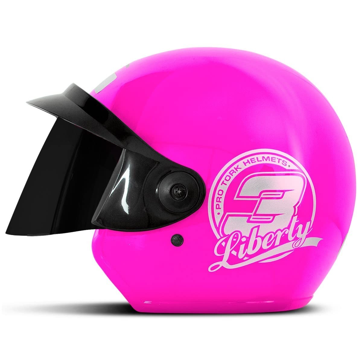Capacete Aberto Pro Tork Liberty 3 Solid Rosa - Segurança e Estilo para Você!