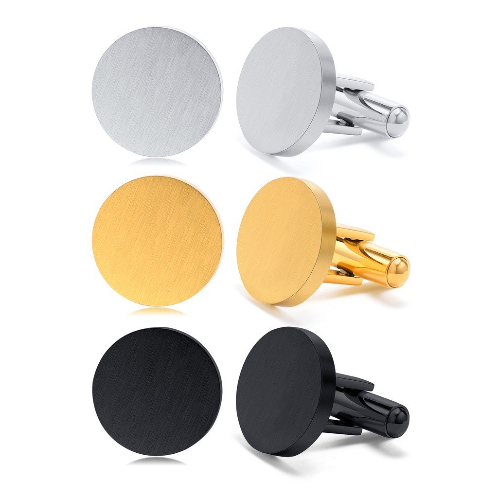 Abotoaduras Masculinas Vnox: Elegância em Aço Inox