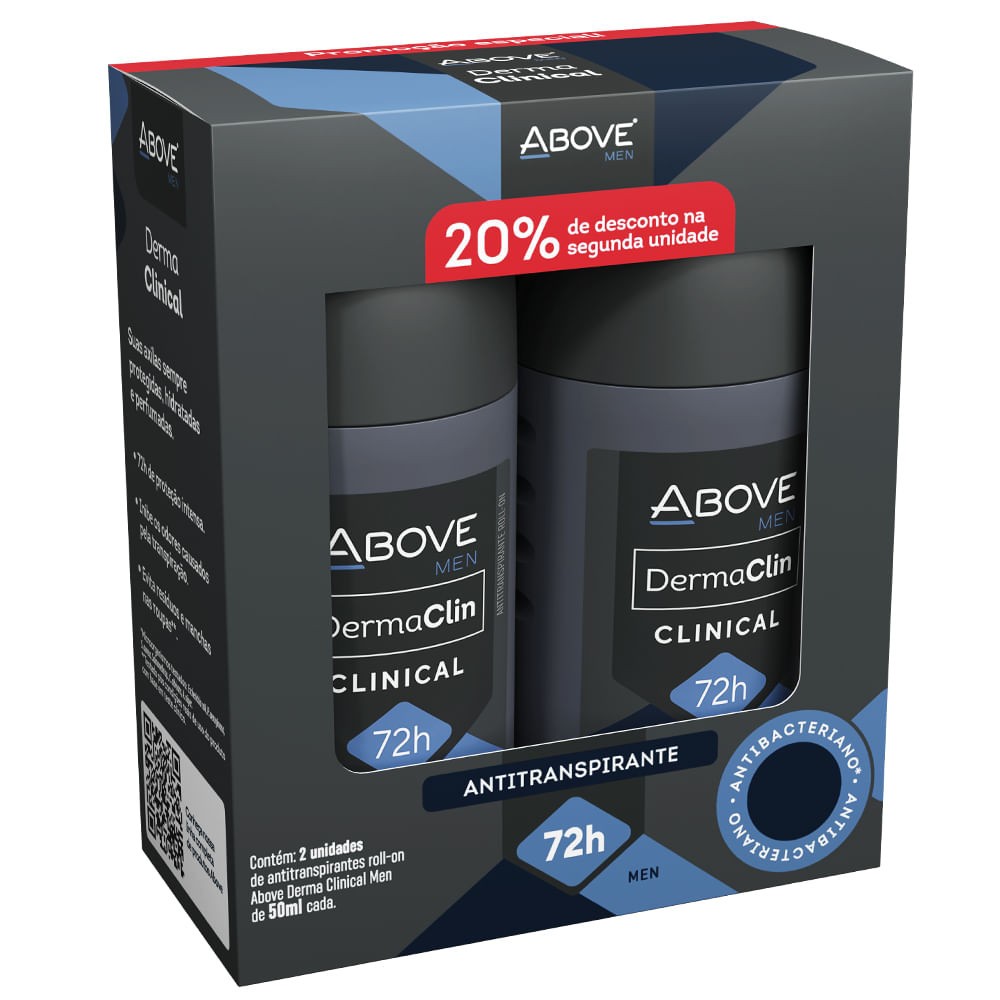 Above Derma Clinical Men: 72h de Proteção!