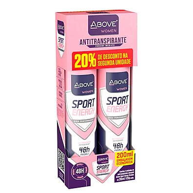 Above Energy Women: 48h de Proteção e Frescor!