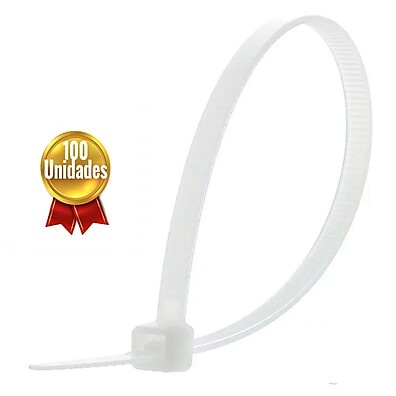 Abraçadeira de Nylon 280mm: Pacote com 100 Unidades