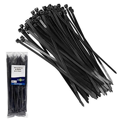Abraçadeira de Nylon 300mm: Kit 100 Unidades Brasfort