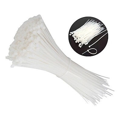 Abraçadeira Nylon: Kit 100 Unidades 3.6mm x 100mm