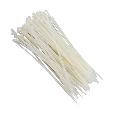 Abraçadeiras Nylon 100mm x 2,5mm Fertak - 100 Peças