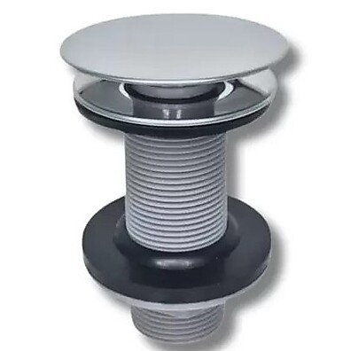 Torneira Alta Cromada para Cuba de Apoio – Kit Completo com Válvula Clic Abs