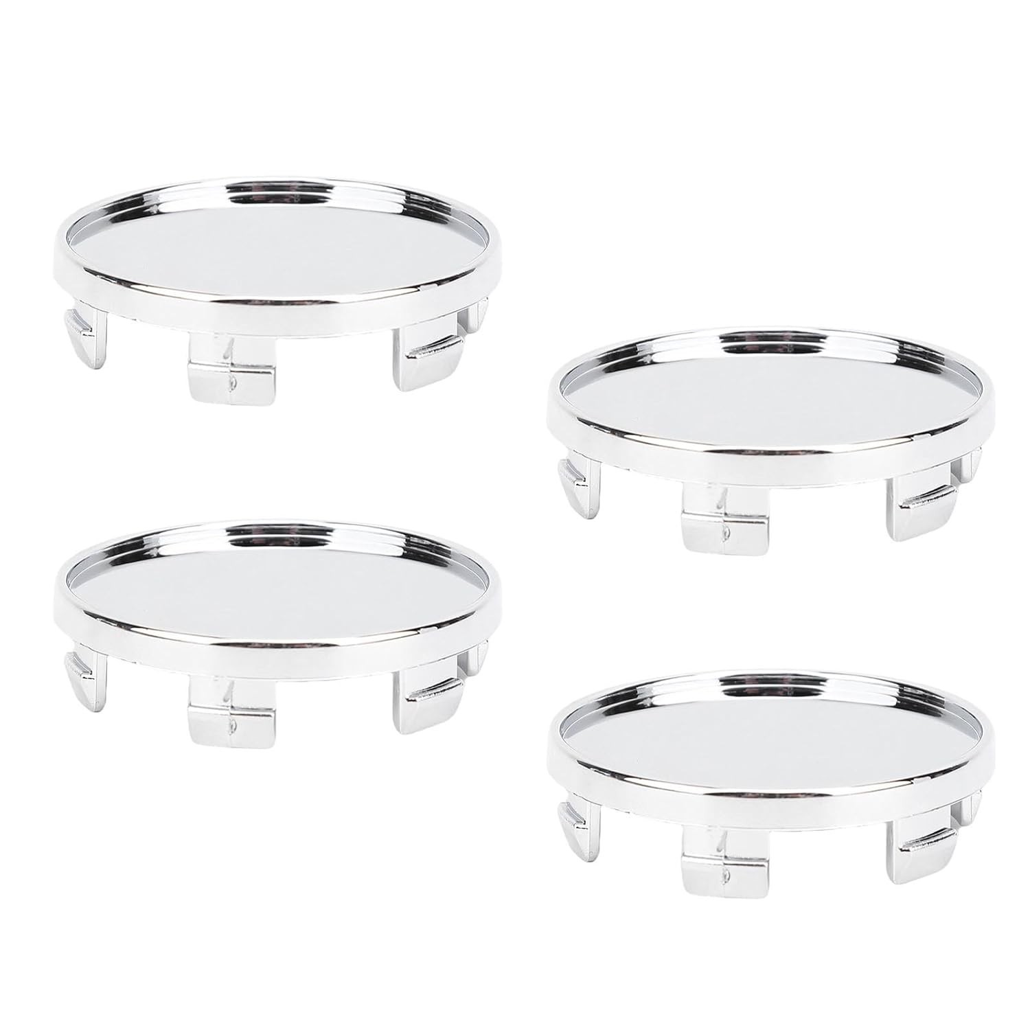 Kit 4 Calotas Centrais de Roda Universal 54mm/51mm ABS/Metal - Elegância e Proteção para seu Ford