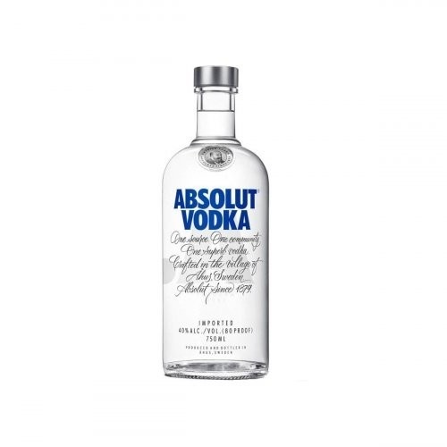 Absolut Vodka 750ml: Pureza Sueca para Seus Drinks