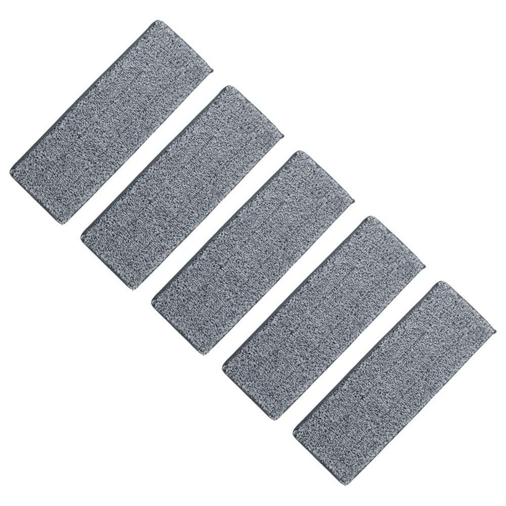 Kit 5 Refis para MOP Flat 33 x 12cm - Microfibra de Alta Absorção
