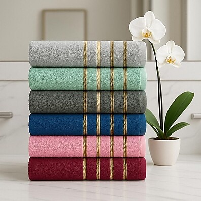 Toalhas de Banho Dubai: Conforto e Absorção!