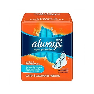 Absorvente Always Super Proteção Seca: Conforto e Segurança