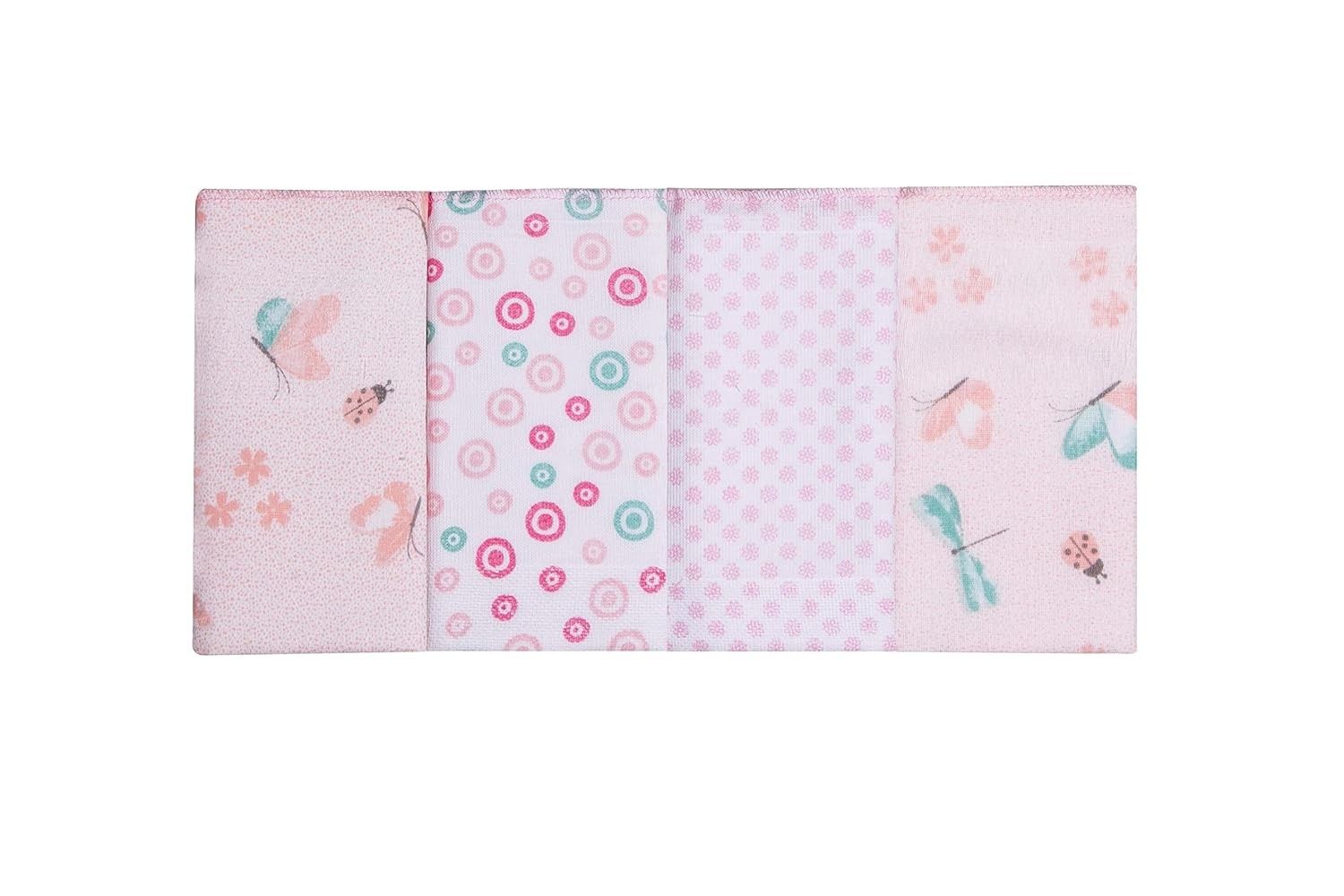Paninho de Boca Karinho Estampado 32x32cm | Fralda 100% Algodão Macia e Absorvente