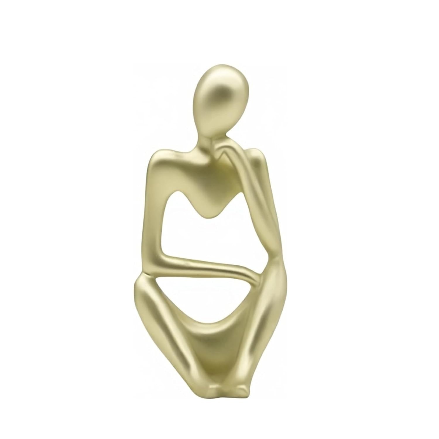 Suporte para Livros Escultura Abstrata Pensador - Decoração Moderna para Escritório e Casa