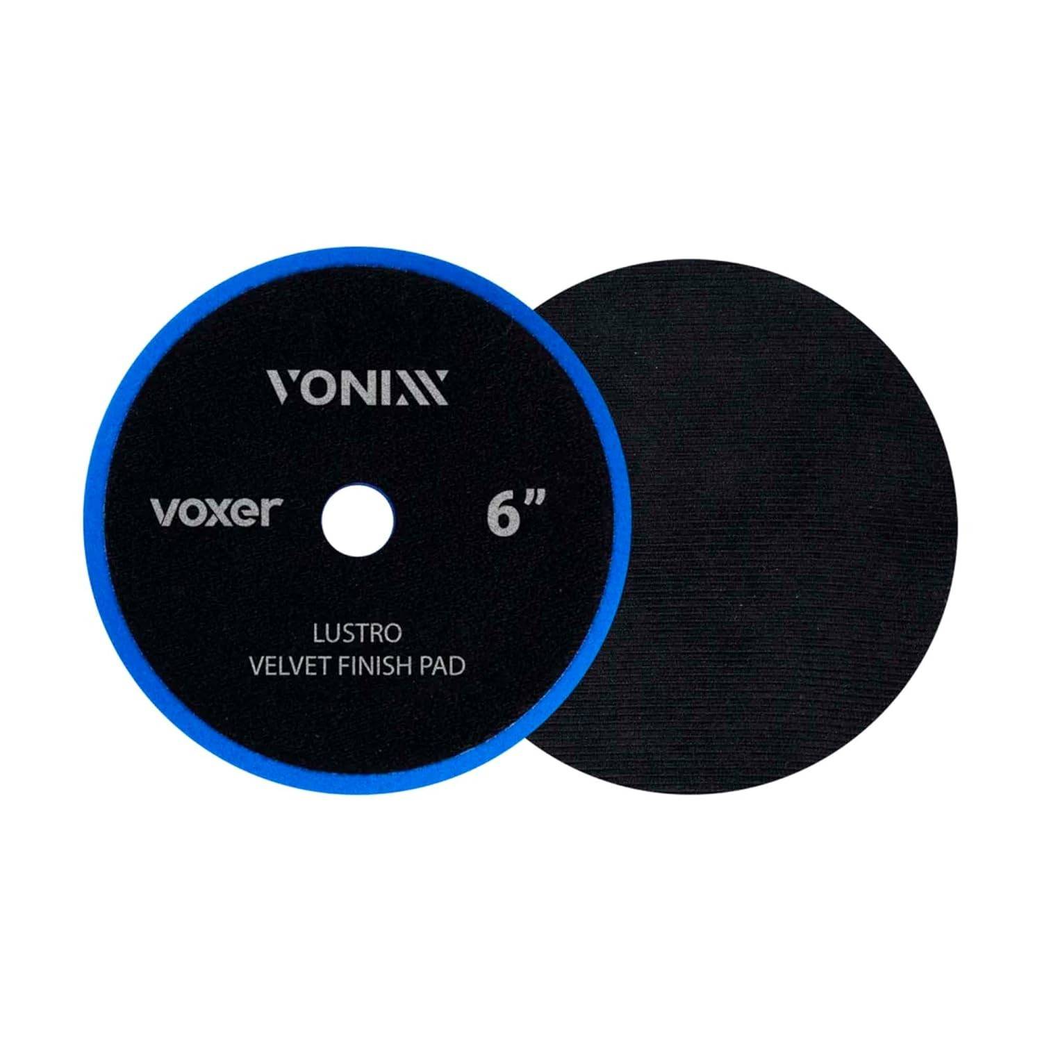 Boina Veludo Voxer Preta Lustro 6" Vonixx: Acabamento Impecável no Polimento Automotivo