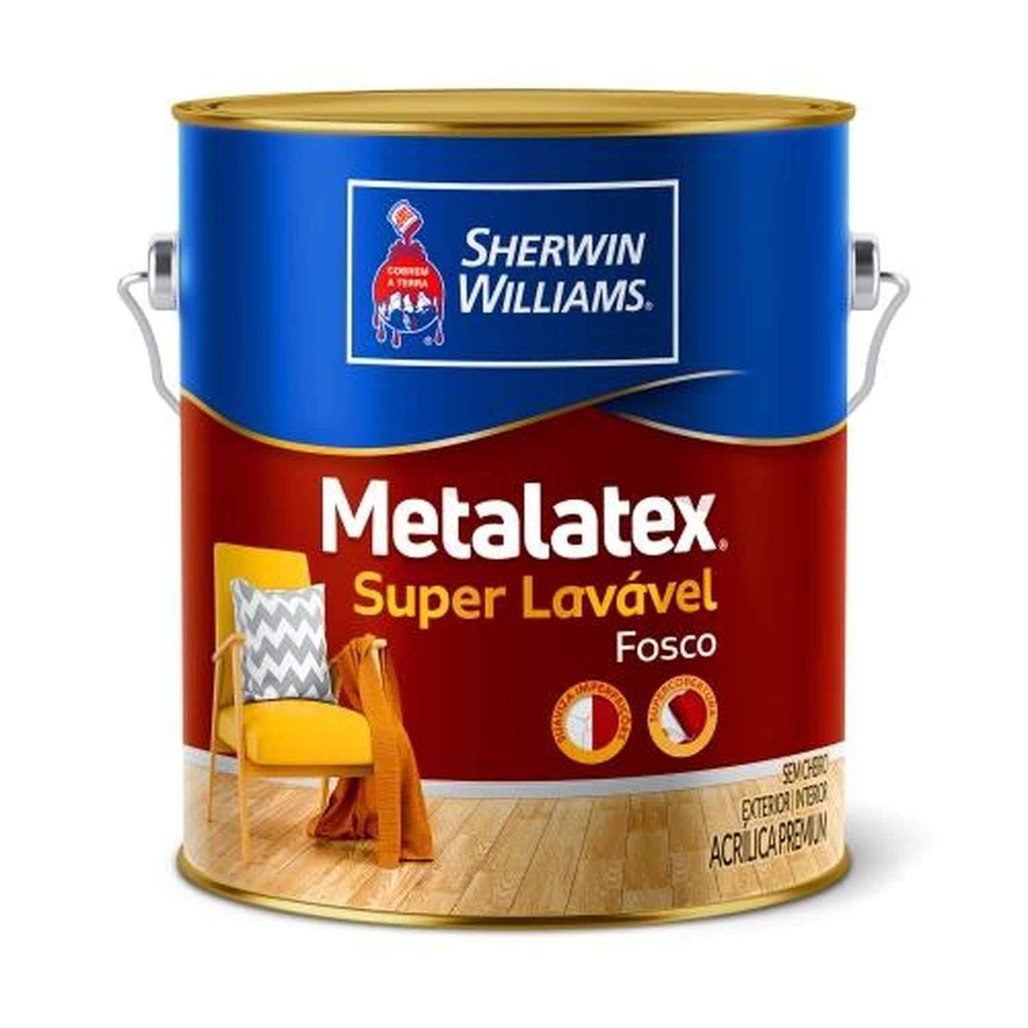 Escolha o Esmalte Fosco Premium 3,6L Branco - Metalatex para Alta Durabilidade e Acabamento Impecável