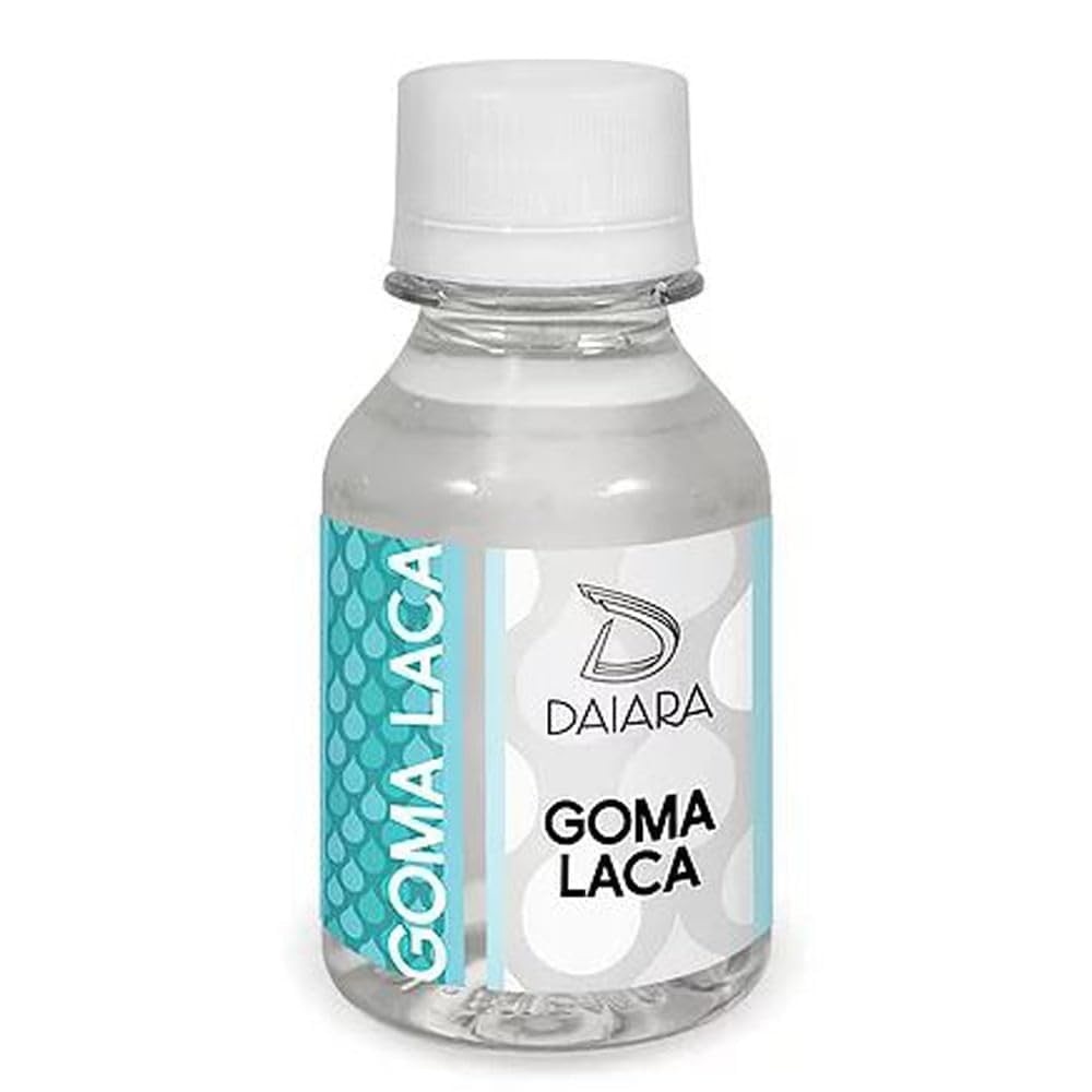 Goma Laca Incolor 100ml - Secagem Rápida para Acabamentos Profissionais