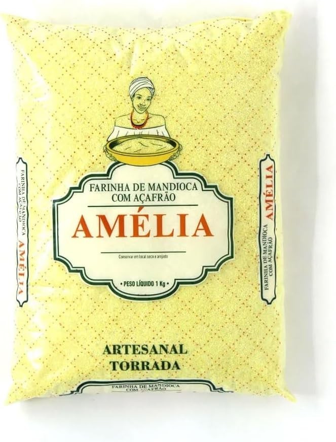 Farinha de Mandioca com Açafrão Amélia 1kg