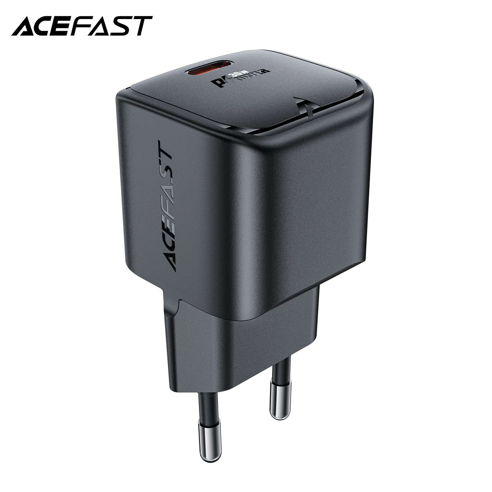 ACEFAST A77: Carregador GaN 30W Rápido e Compacto