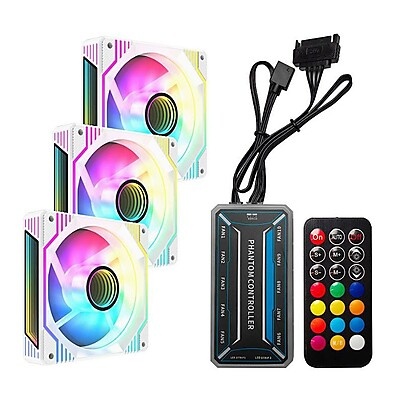 Acegeek Glory: Kit Ventoinhas ARGB 120mm