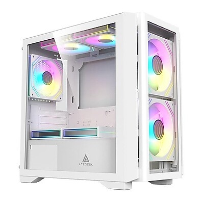 Acegeek Vision M352: Gabinete Gamer Branco Impecável
