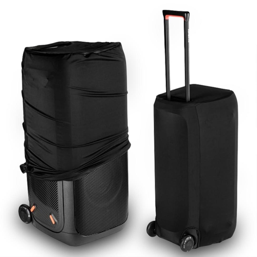 Capa Elástica Premium para JBL Partybox 310/320: Proteção Respirável com Acesso Total