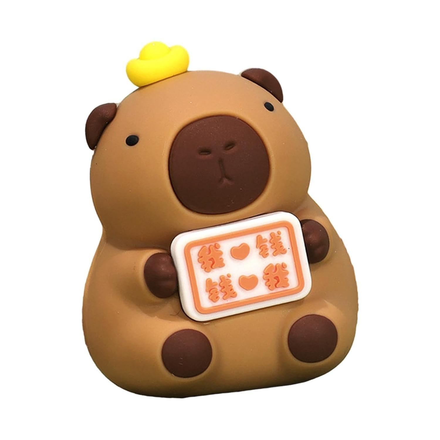 Mini Acessório Decorativo Capivara Fofo - Charmoso e Estiloso para Ambientes