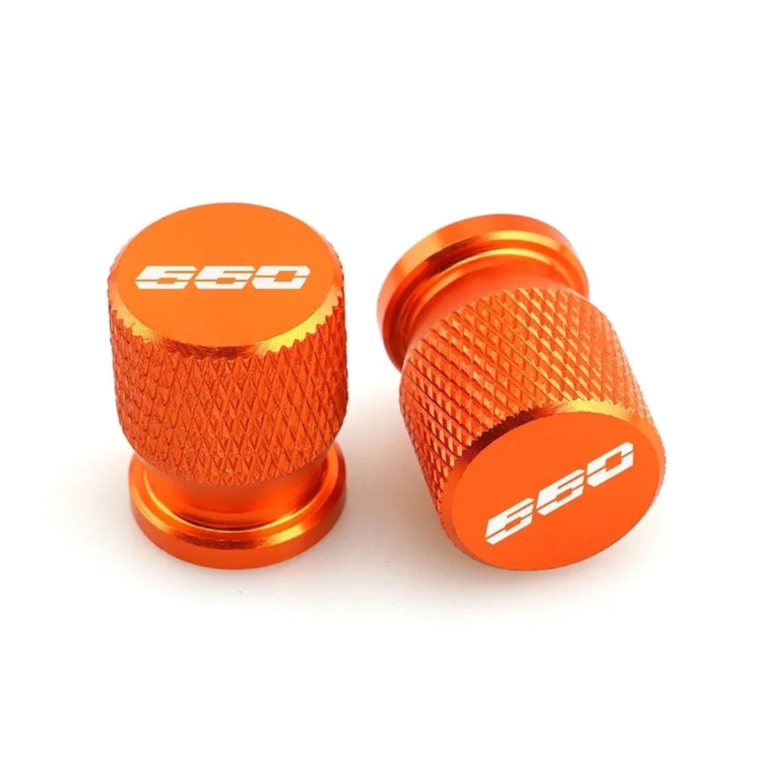 Tampas de Válvula CNC Laranja para Triumph Trident 660 - Acessórios de Alta Qualidade