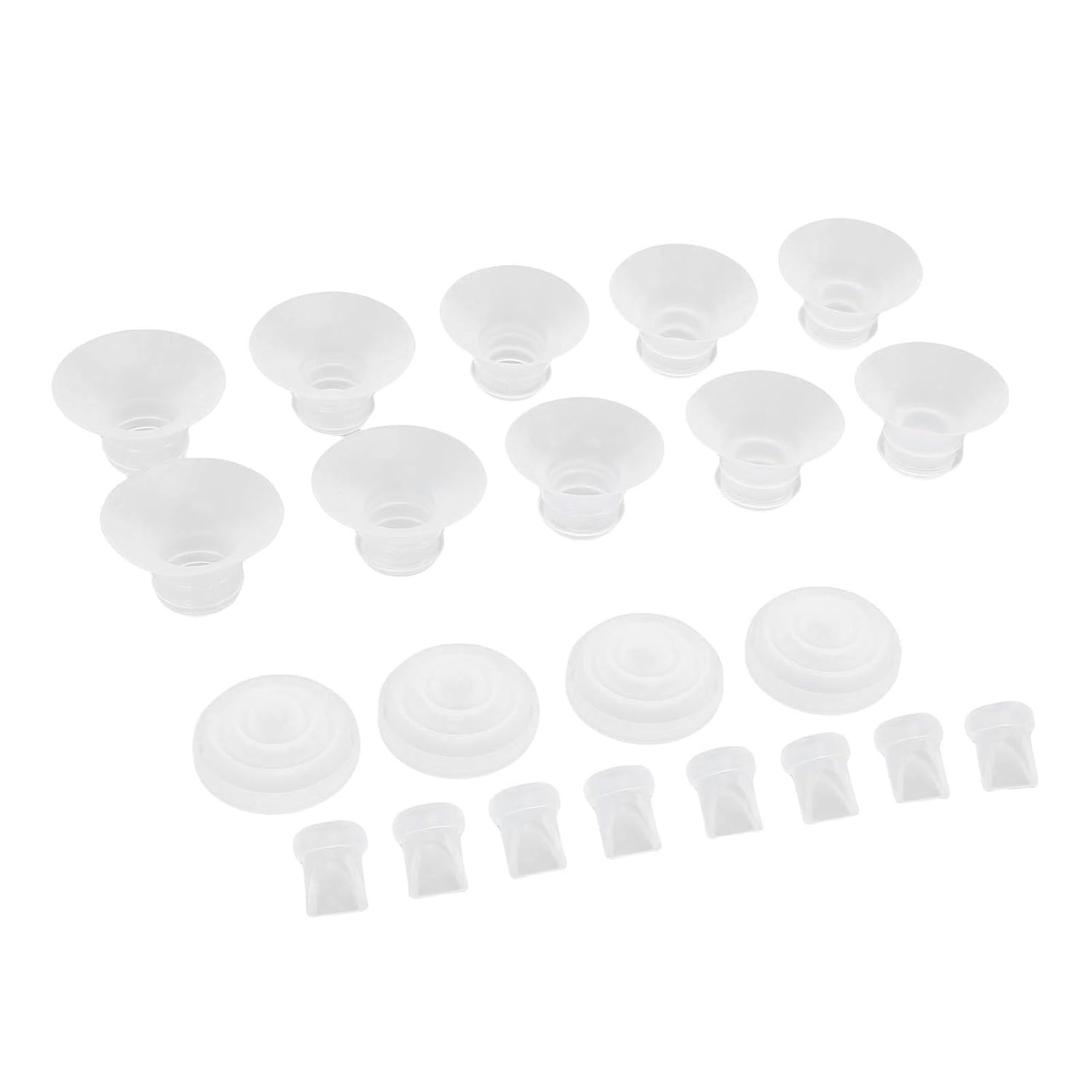 Acessórios para Bomba Tira Leite M5 Youthink - Kit Completo com Válvulas e Flanges de Silicone Seguro