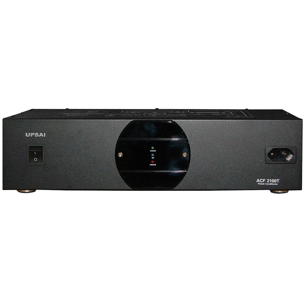 Upsai ACF 2100T: Transformador e Condicionador de Tensão 220V para 110V - Preto