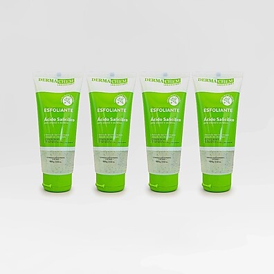 Ácido Salicílico Dermachem: Kit com 4 Gels Esfoliantes