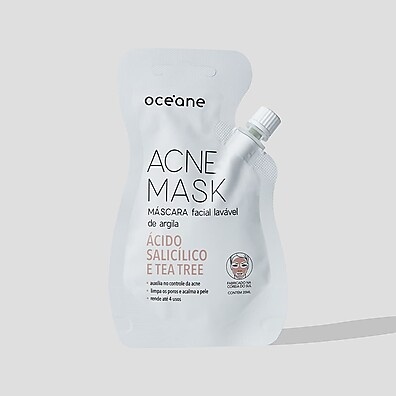 Acne Mask: Máscara Facial Antiacne com Ácido Salicílico