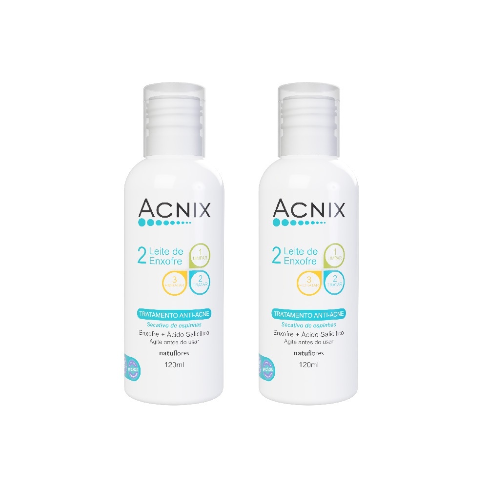 Acnix Leite de Enxofre: Kit 2x Anti Acne