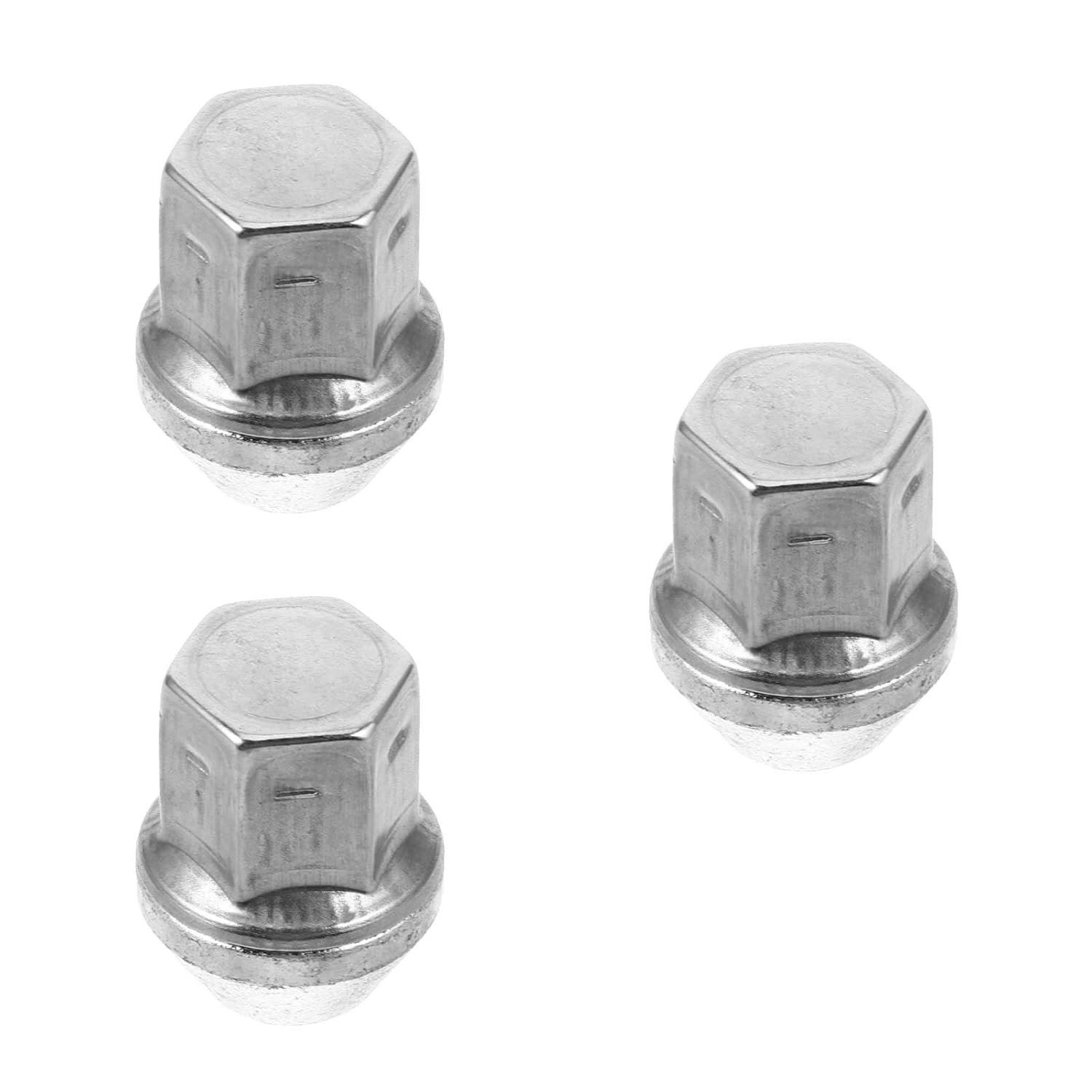 KALLORY Porca de Roda de Aço: Segurança e Estilo para seu Veículo (Kit 3 Peças)