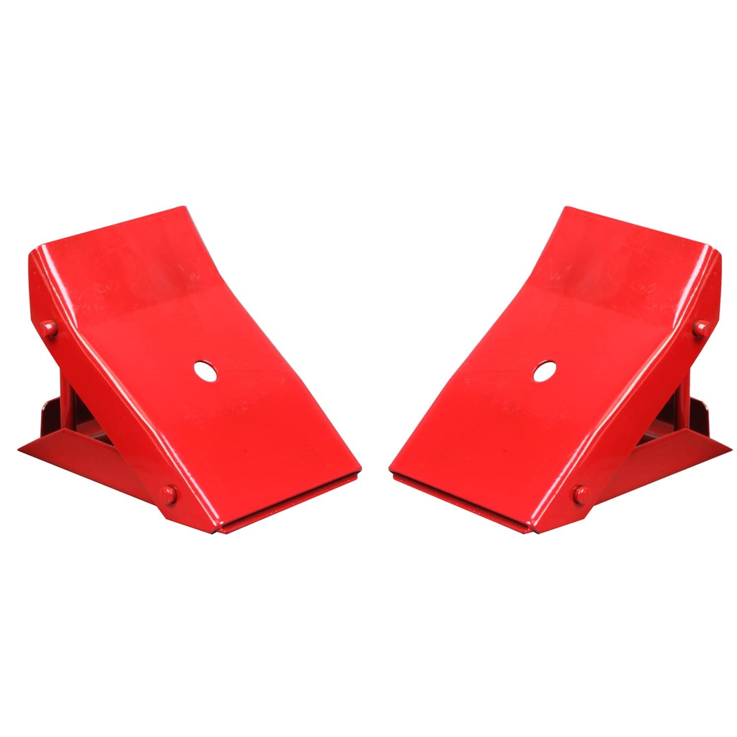 BIG RED TD5775: Calços de Roda Dobráveis em Aço para Segurança Máxima em Carros e Trailers