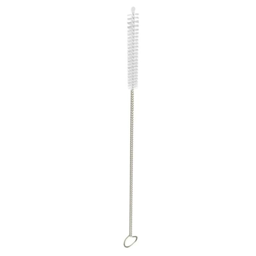 Escova de Limpeza Flexível para Canudos - Aço Inox & Nylon Macio