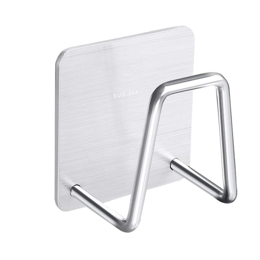 Suporte de Sucção para Pia de Cozinha Decdeal - Aço Inoxidável com Design Moderno para Esponjas e Sabonete